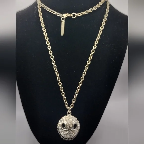 Jack Skellington -Nightmare Before Christmas Necklace - Rhinestones - Picture 2 of 7